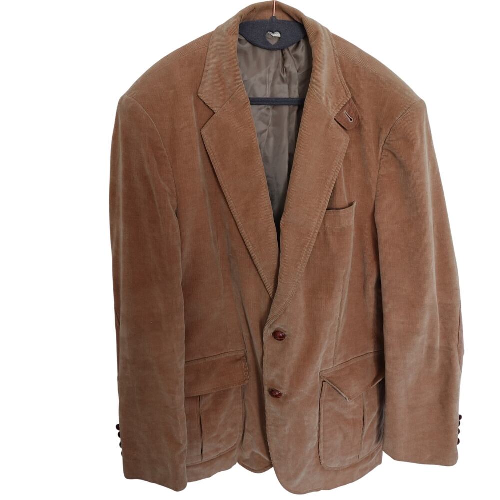 Cambridge Classics Vintage Corduroy Cotton Blazer Jacket Size 40R Grandpacore